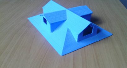 3d house roof